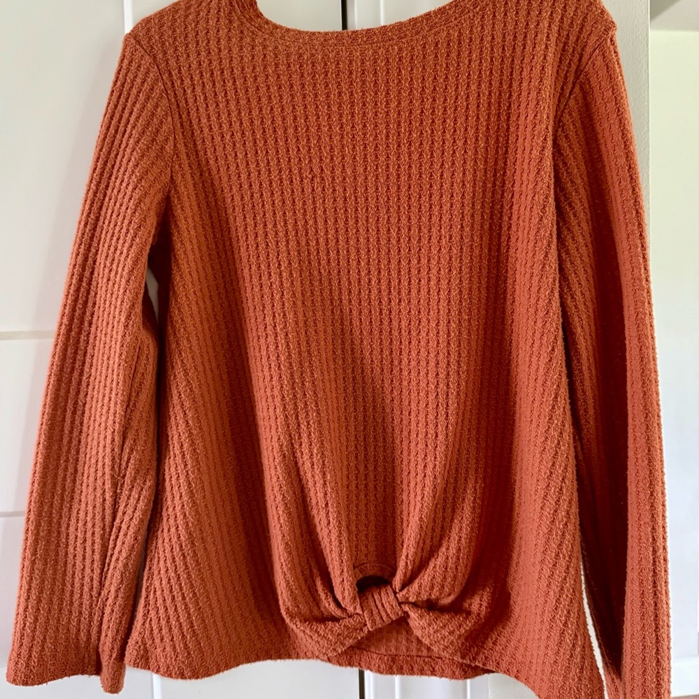 Cat & Jack Rust Long Sleeve Tee